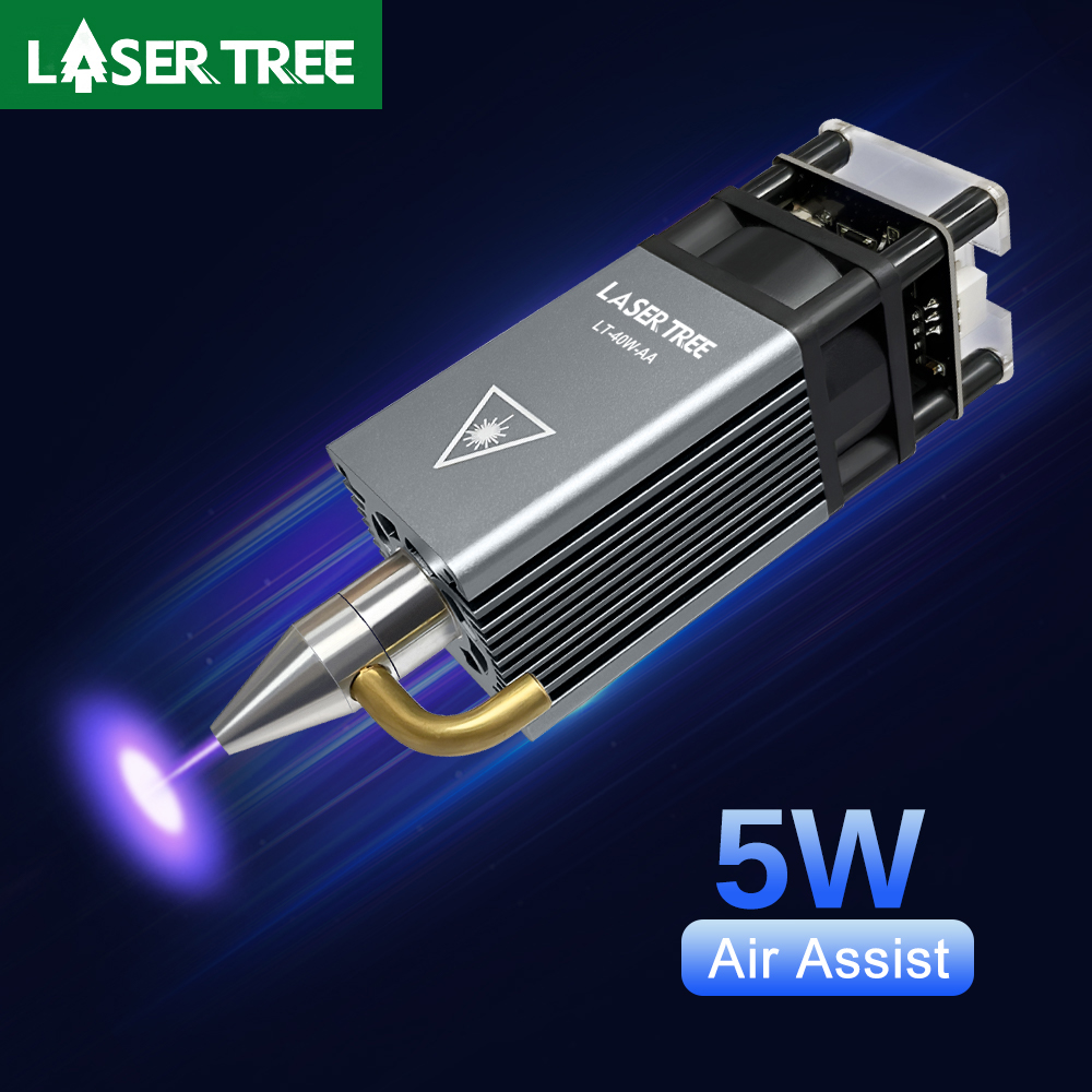 LASER TREE 5W Air Assist Metal - đánh giá và giá Industrial Laser Engraver