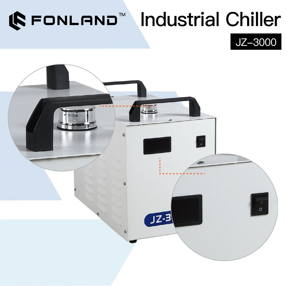 FONLAND JZ-3000 DG110V AG220V  - đánh giá và giá Laser Industrial Chiller